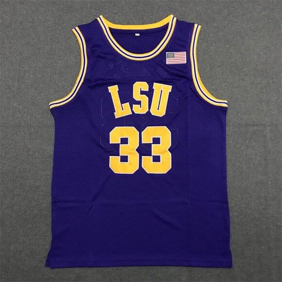 Mens Shaquille O'Neal Purple Stitched Jersey